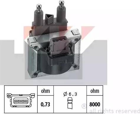 KW 470 277 - Aizdedzes spole www.autospares.lv