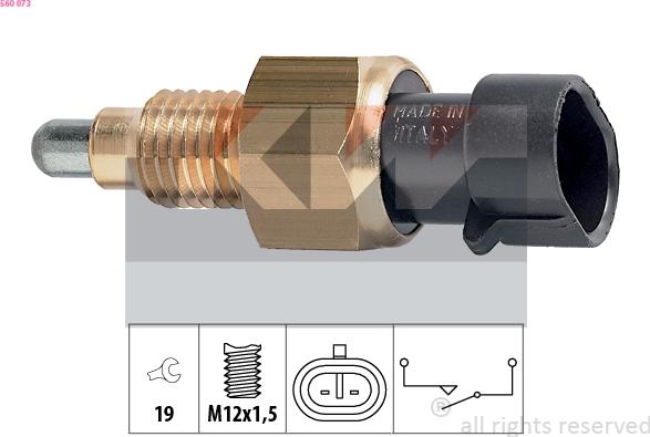 KW 560 073 - Slēdzis, Atpakaļgaitas signāla lukturis www.autospares.lv