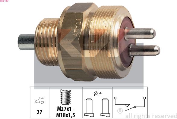 KW 560 147 - Slēdzis, Diferenciāļa bloķēšana www.autospares.lv