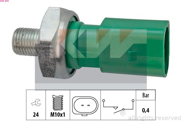 KW 500 204 - Devējs, Eļļas spiediens autospares.lv