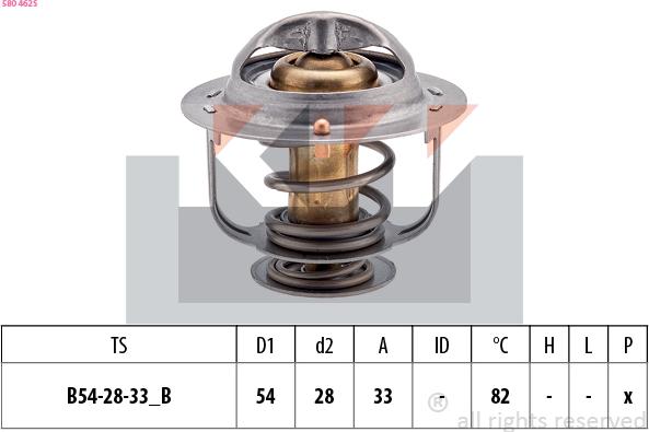 KW 580 462S - Termostats, Dzesēšanas šķidrums autospares.lv