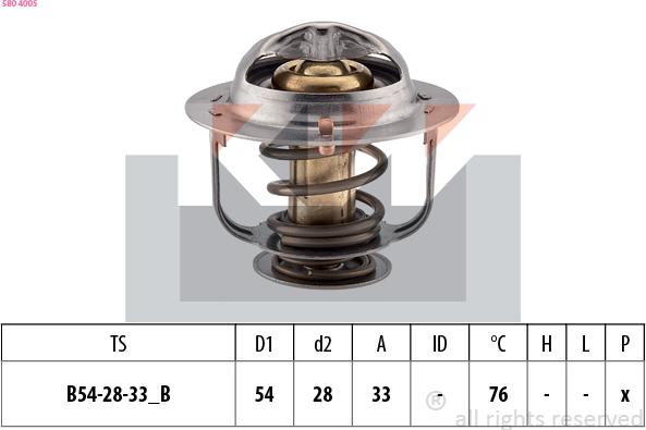 KW 580 400S - Termostats, Dzesēšanas šķidrums autospares.lv