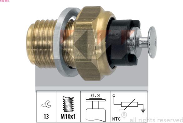 KW 530 093 - Devējs, Eļļas temperatūra autospares.lv