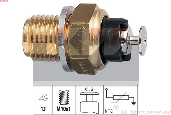 KW 530 073 - Devējs, Eļļas temperatūra www.autospares.lv