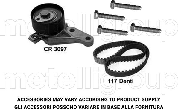 KWP TW072 - Zobsiksnas komplekts www.autospares.lv