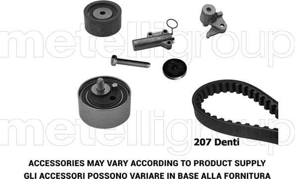 KWP TW165 - Zobsiksnas komplekts www.autospares.lv