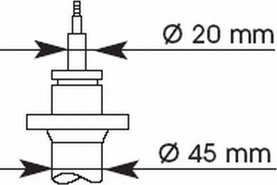 KYB 663049 - Amortizators autospares.lv