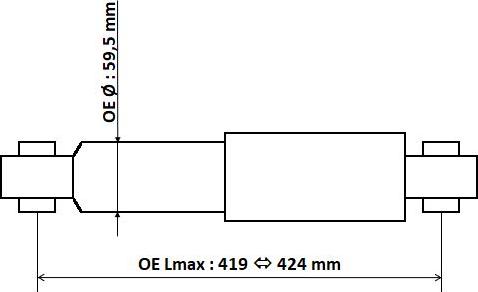 KYB 345 0001 - Amortizators www.autospares.lv