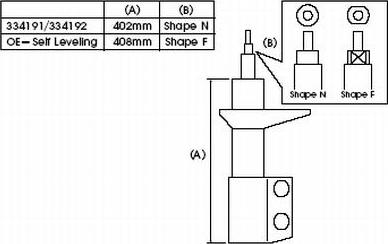 KYB 334192 - Amortizators autospares.lv