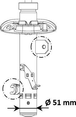 KYB 3338005 - Amortizators www.autospares.lv