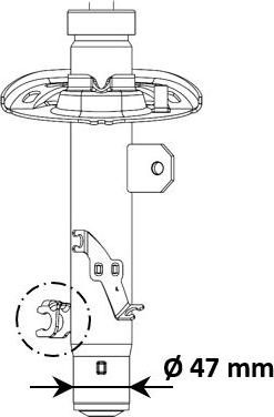 KYB 3338003 - Amortizators www.autospares.lv