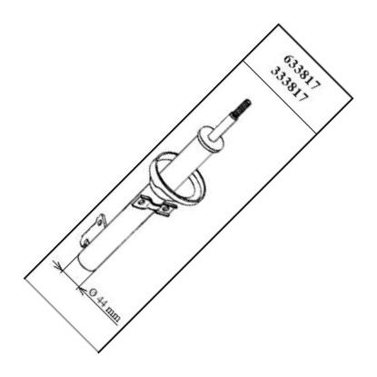 KYB 333817 - Amortizators www.autospares.lv