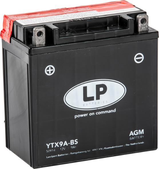 LandportBV MA LTX9A-BS - Startera akumulatoru baterija www.autospares.lv