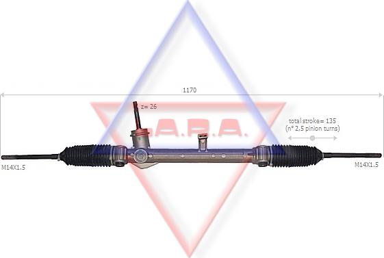 LA.R.A. 190056 - Stūres mehānisms www.autospares.lv