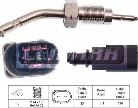 LEMARK LXT060 - Devējs, Izplūdes gāzu temperatūra www.autospares.lv