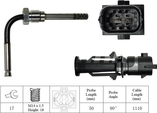 LEMARK LXT077 - Devējs, Izplūdes gāzu temperatūra www.autospares.lv