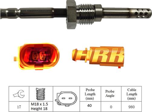 LEMARK LXT111 - Devējs, Izplūdes gāzu temperatūra www.autospares.lv