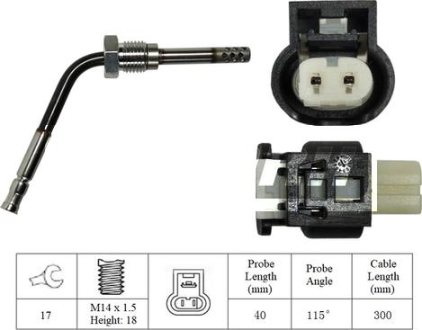 LEMARK LXT318 - Датчик, температура выхлопных газов www.autospares.lv