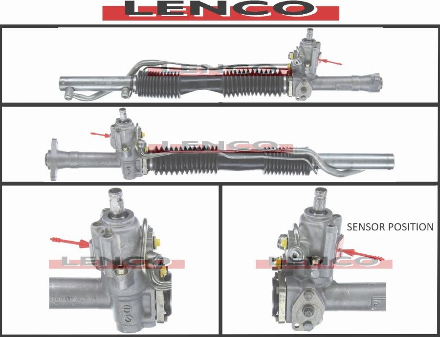 Lenco SGA527L - Рулевой механизм, рейка www.autospares.lv