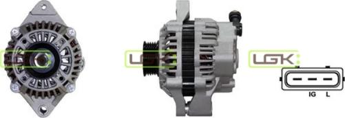 LGK 445143 - Alternator www.autospares.lv