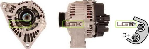 LGK 440862 - Alternator www.autospares.lv