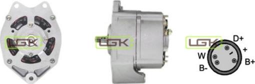 LGK 440387 - Генератор www.autospares.lv