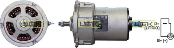 LGK 440370 - Alternator www.autospares.lv