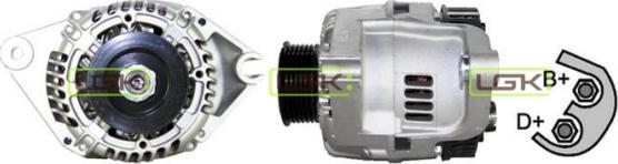 LGK 440784 - Alternator www.autospares.lv