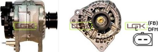 LGK 441525 - Alternator www.autospares.lv