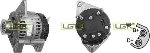 LGK 441043 - Генератор www.autospares.lv