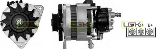 LGK 441178 - Alternator www.autospares.lv