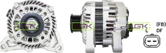 LGK 441866 - Alternator www.autospares.lv