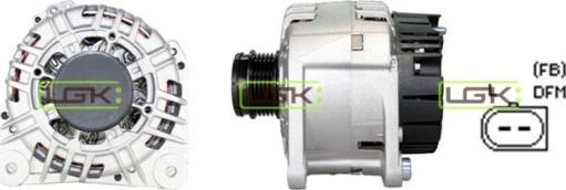 LGK 441825 - Ģenerators www.autospares.lv