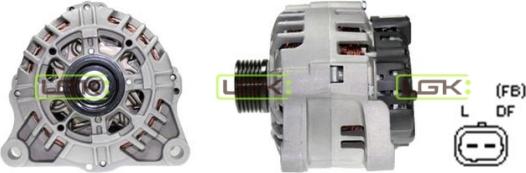 LGK 441828 - Alternator www.autospares.lv