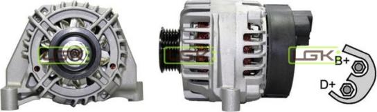 LGK 442461 - Alternator www.autospares.lv