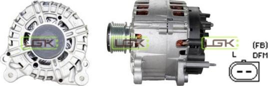 LGK 442546 - Alternator www.autospares.lv