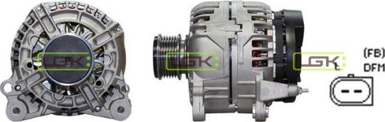 LGK 442570 - Alternator www.autospares.lv