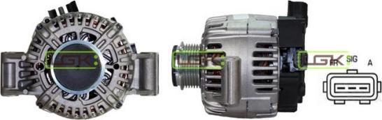 LGK 442093 - Alternator www.autospares.lv