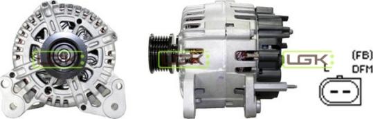 LGK 442080 - Alternator www.autospares.lv