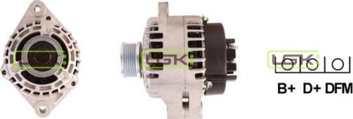 LGK 442175 - Alternator www.autospares.lv