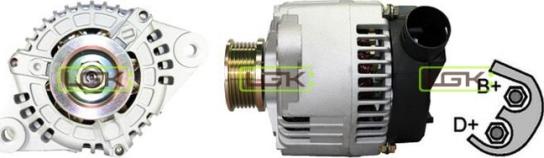 LGK 442278 - Генератор www.autospares.lv