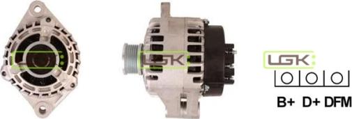 LGK 447147 - Alternator www.autospares.lv