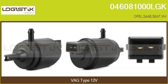 LGK 046081000LGK - Water Pump, window cleaning www.autospares.lv