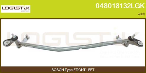 LGK 048018132LGK - Система тяг и рычагов привода стеклоочистителя www.autospares.lv