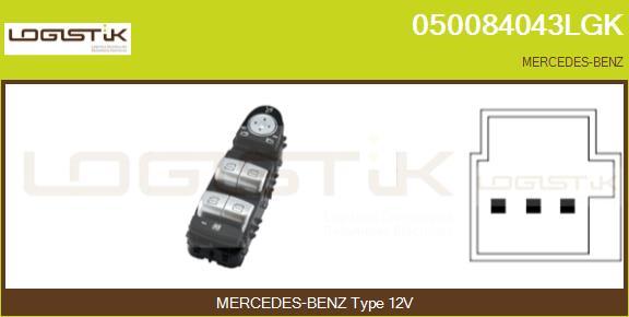 LGK 050084043LGK - Switch, window regulator www.autospares.lv