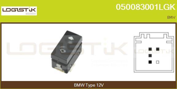 LGK 050083001LGK - Выключатель, стеклоподъемник www.autospares.lv