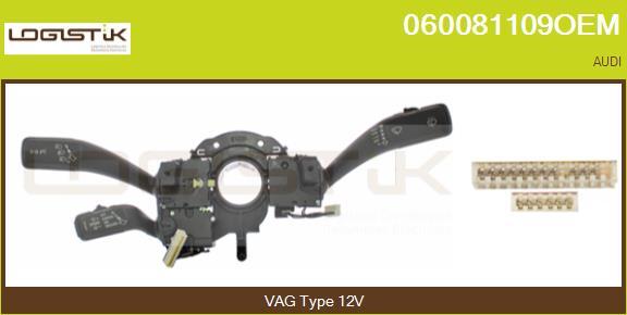 LGK 060081109OEM - Steering Column Switch www.autospares.lv