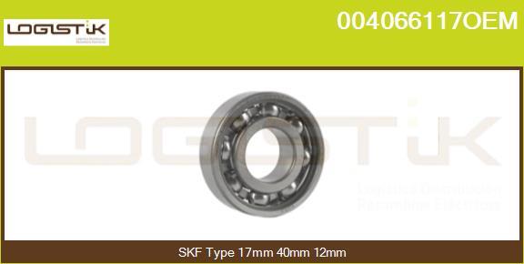 LGK 004066117OEM - Bearing www.autospares.lv