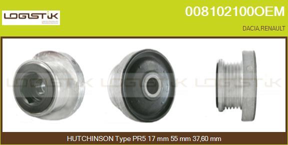 LGK 008102100OEM - Piedziņas skriemelis, Ģenerators www.autospares.lv