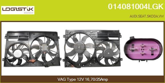 LGK 014081004LGK - Elektromotors, Dzes. sist. radiatora ventilators www.autospares.lv